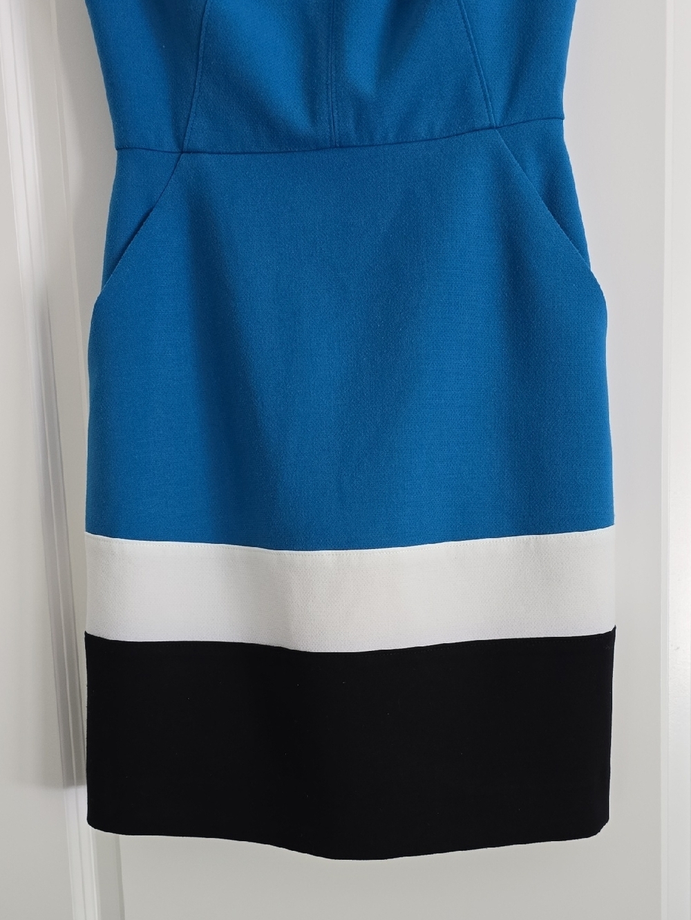 Anthropologie Shoshanna Color Block Sleeveless Dress Women's Size 2 - Picture 3 of 13